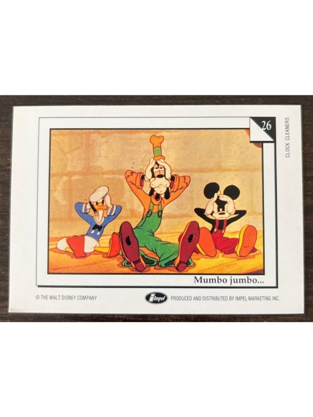10 For $5 1991 Impel Walt Disney Trading Cards #26 Mumbo Jumbo Clock Cleaners